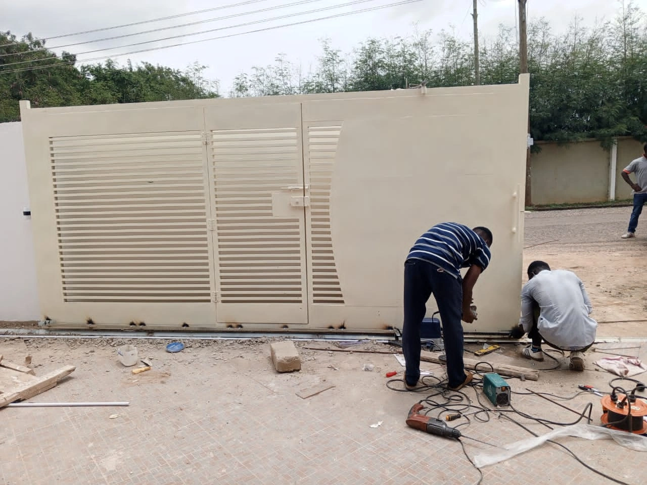 Gate Motor Installation at Kaybee Community-Oyarifa
