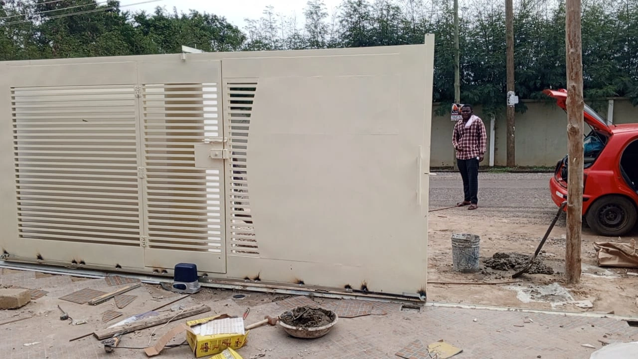 Gate Motor Installation at Kaybee Community-Oyarifa