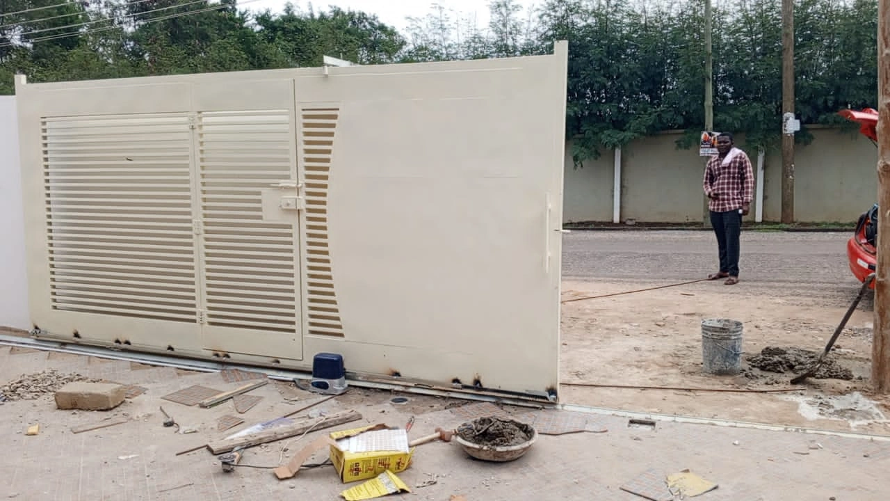 Gate Motor Installation at Kaybee Community-Oyarifa
